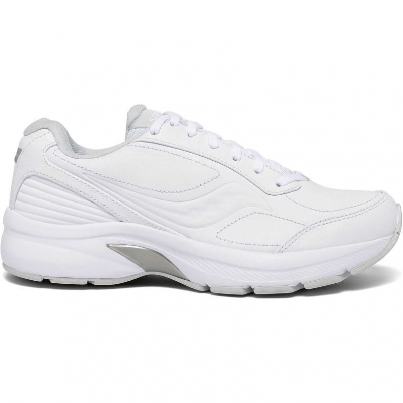 White Women\'s Saucony Omni Walker 3 Wide Running Shoes | AUS-XOJRZ