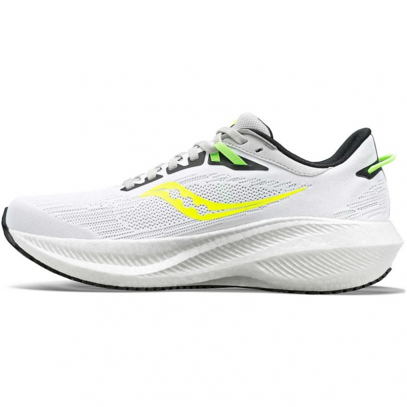 White Women's Saucony Triumph 21 Running Shoes | AUSTRALIA-DYVTB