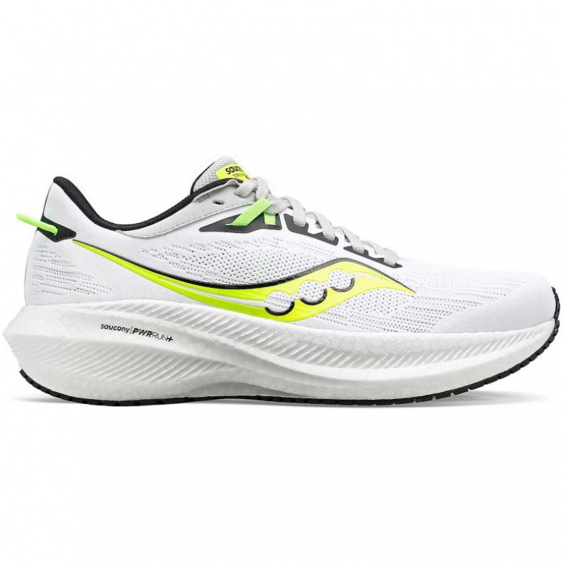 White Women\'s Saucony Triumph 21 Running Shoes | AUSTRALIA-DYVTB