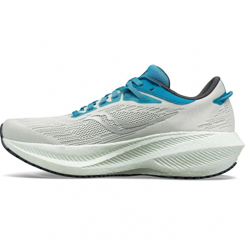 White Women's Saucony Triumph 21 Running Shoes | AUS-YAFKN