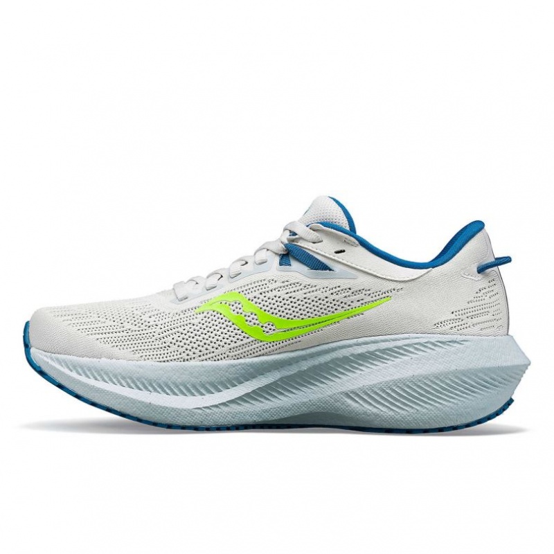 White Women's Saucony Triumph 21 Running Shoes | AUS-LZRBI