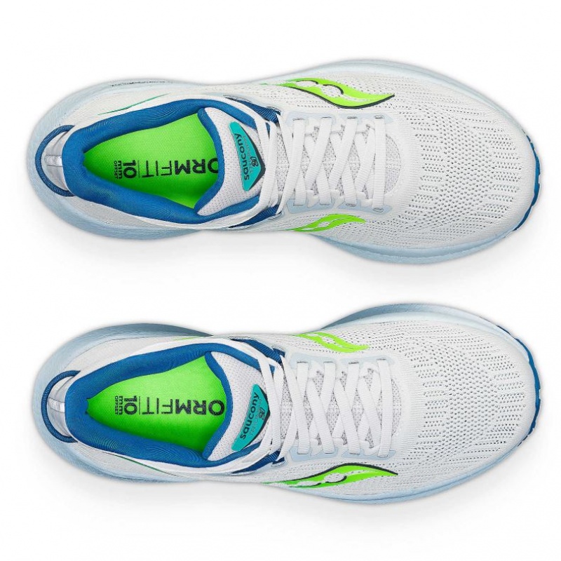 White Women's Saucony Triumph 21 Running Shoes | AUS-LZRBI