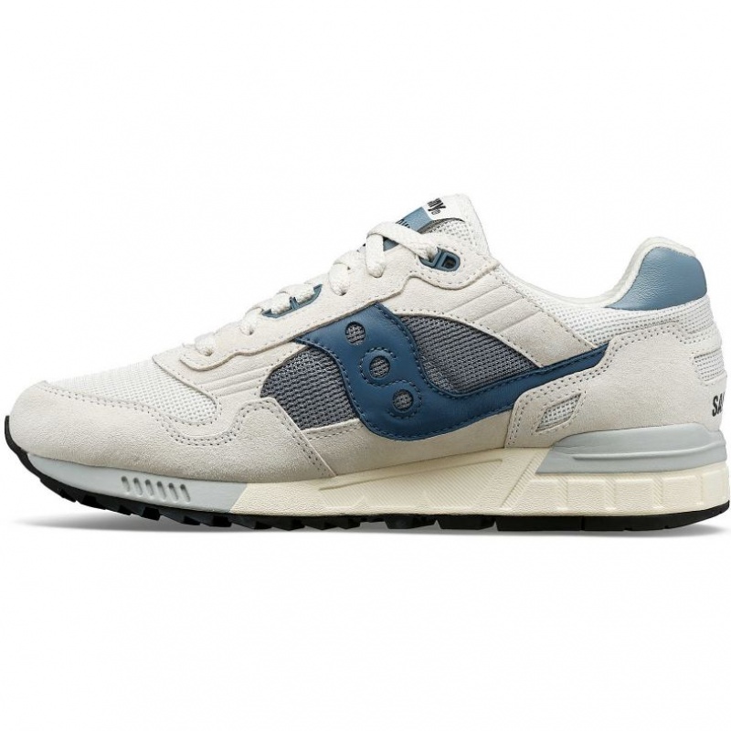 White / Blue Men's Saucony Shadow 5000 Trainer | AUS-GOECZ