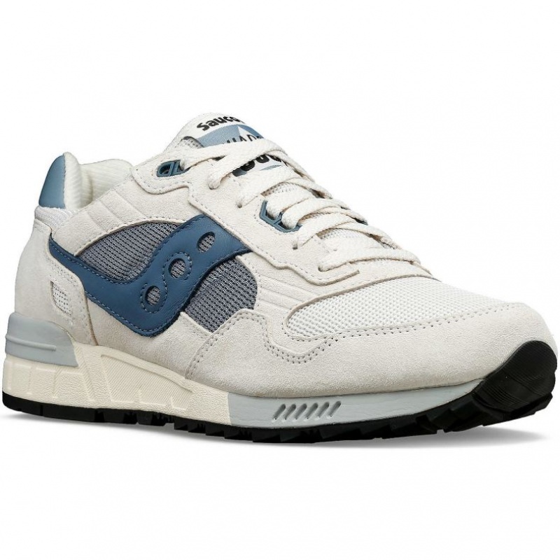 White / Blue Men's Saucony Shadow 5000 Trainer | AUS-GOECZ