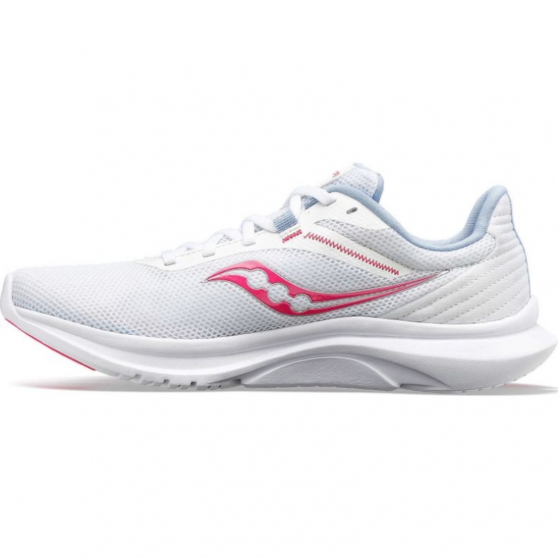 White / Pink Women's Saucony Convergence Running Shoes | AUS-TZEDB