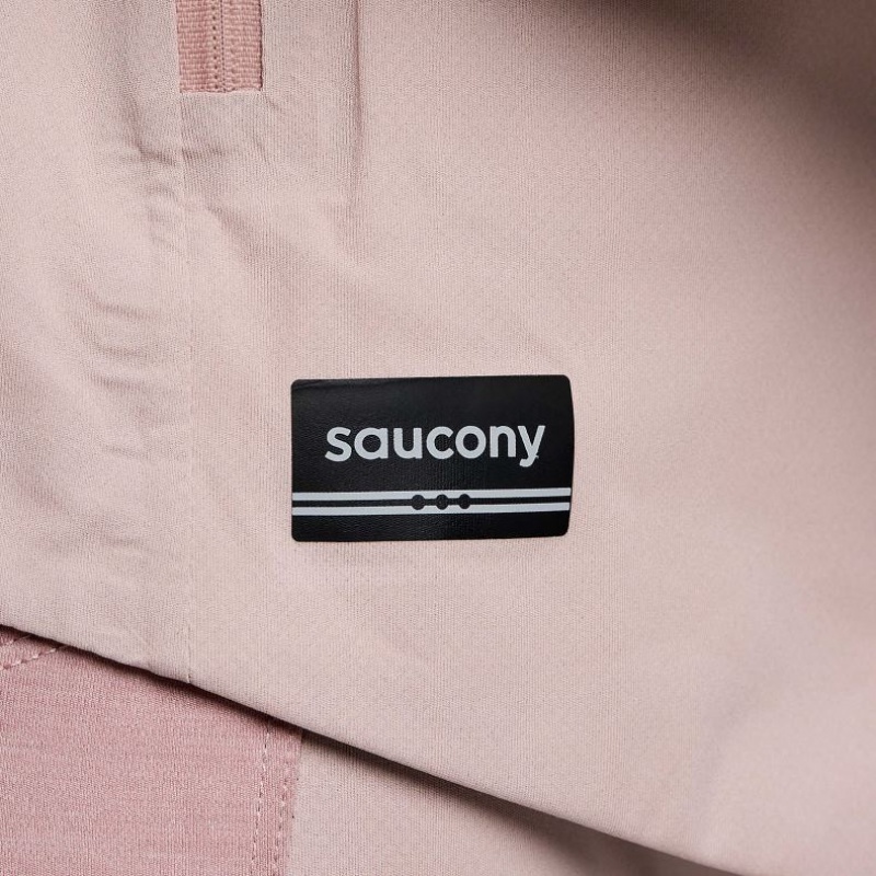 White / Pink Women's Saucony Runshield Jacket | AUS-GCKQZ