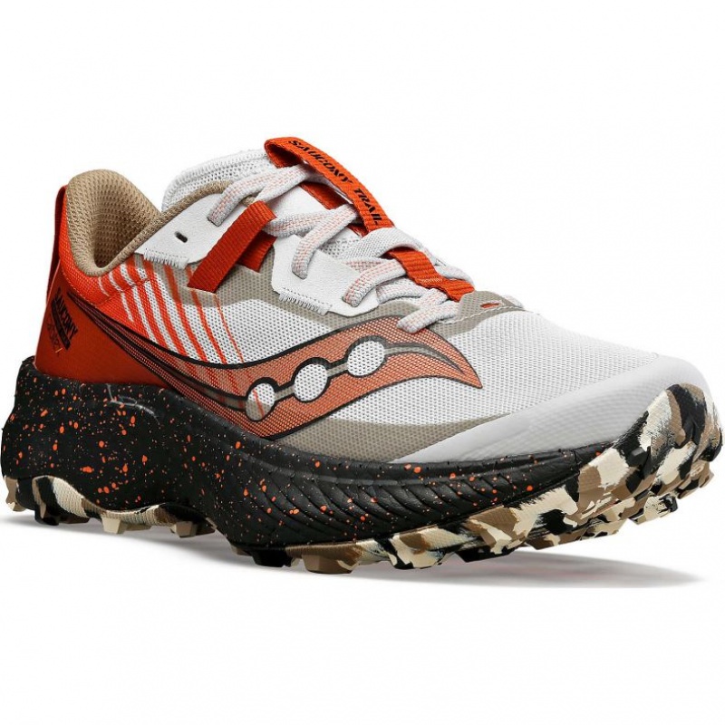 White / Red Women's Saucony Endorphin Edge Trail Running Shoes | AUSTRALIA-IMYXT