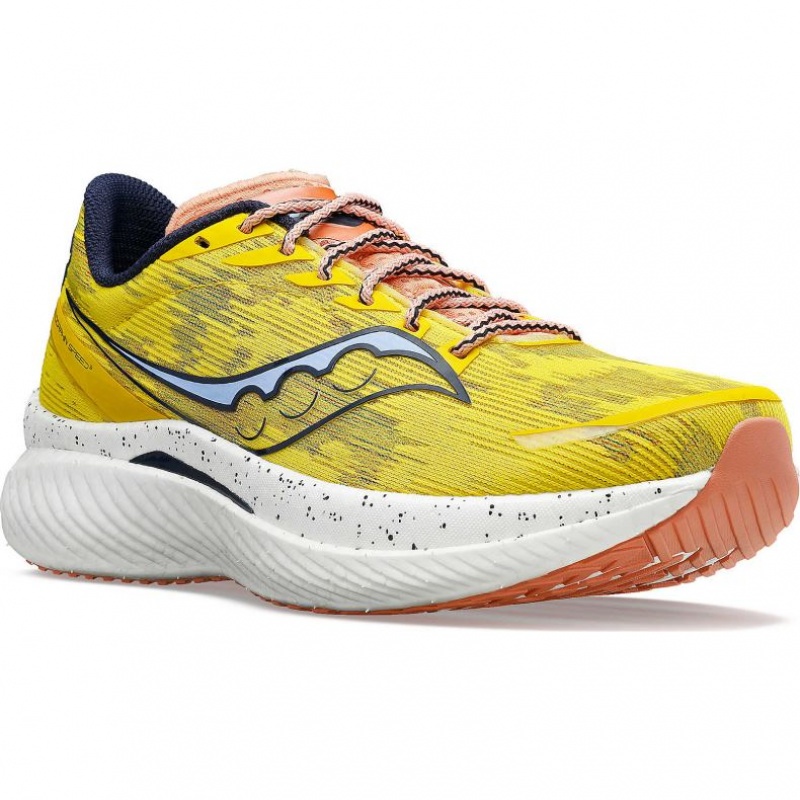 Yellow Men's Saucony Endorphin Speed 3 Running Shoes | AUS-IXBCN