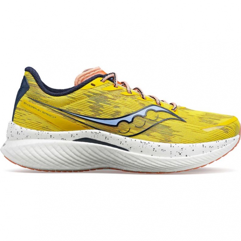 Yellow Men\'s Saucony Endorphin Speed 3 Running Shoes | AUS-IXBCN