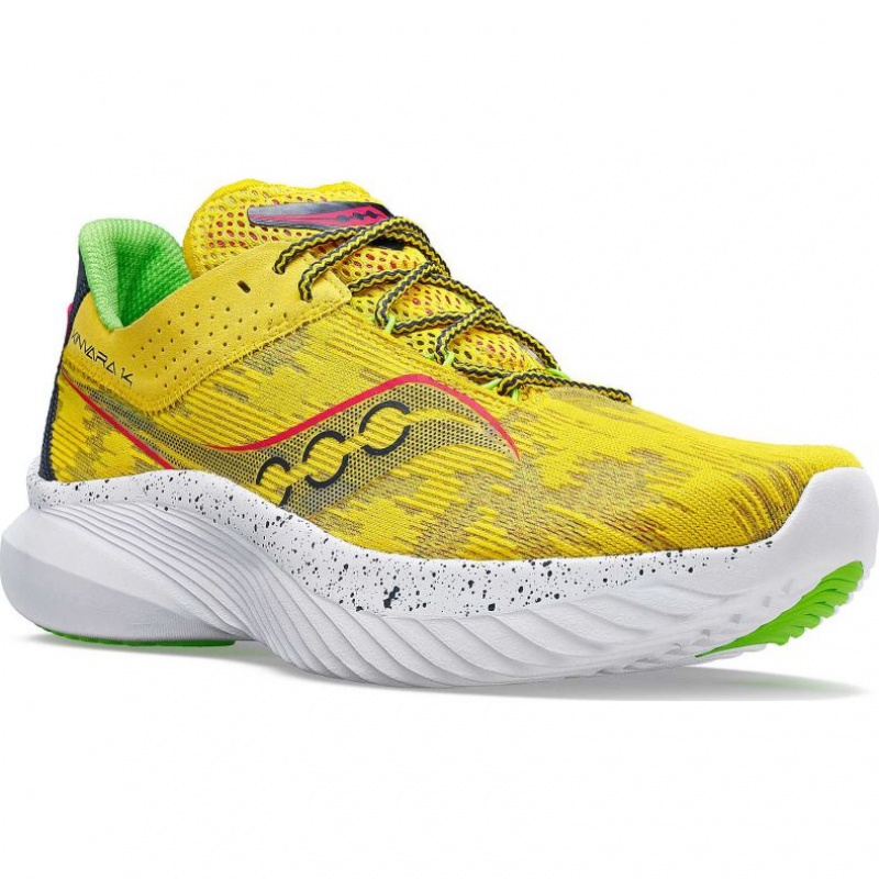 Yellow Men's Saucony Kinvara 14 Running Shoes | AUS-XJOAF