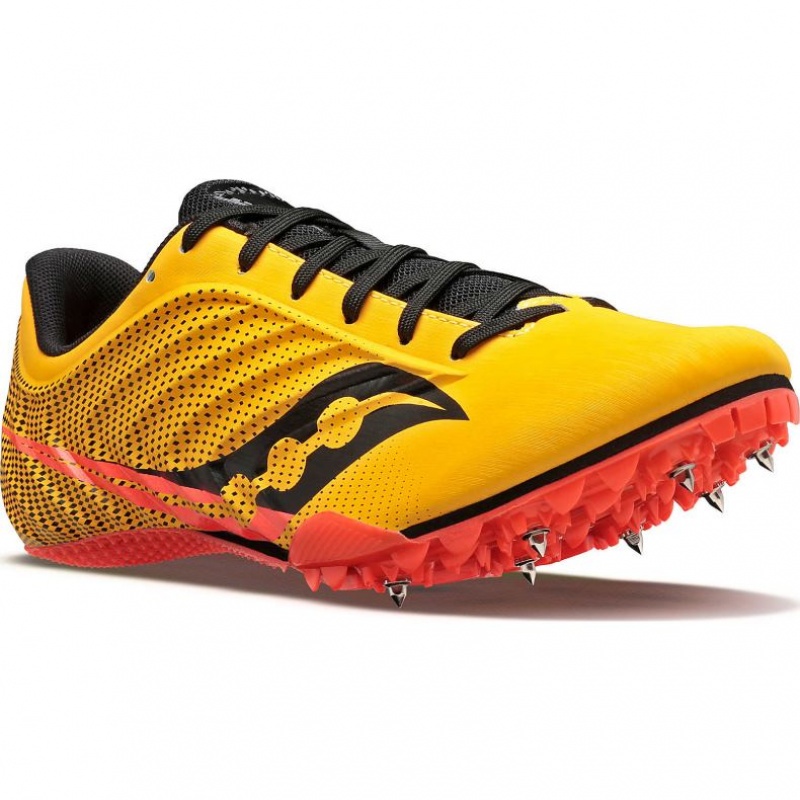 Yellow Men's Saucony Spitfire 5 Spikes | AUSTRALIA-CPNLO