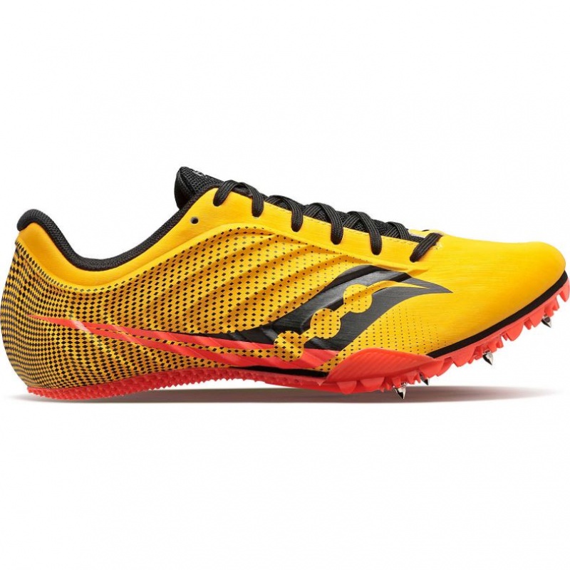 Yellow Women\'s Saucony Spitfire 5 Spikes | AUSTRALIA-GHPIW