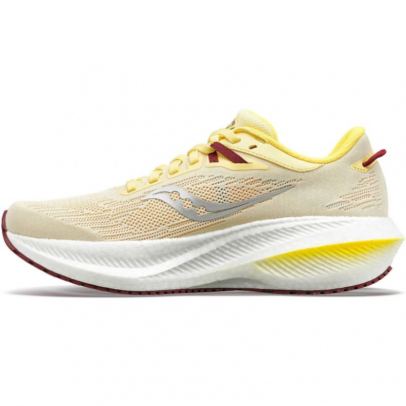 Yellow Women's Saucony Triumph 21 Running Shoes | AUSTRALIA-ALOVH