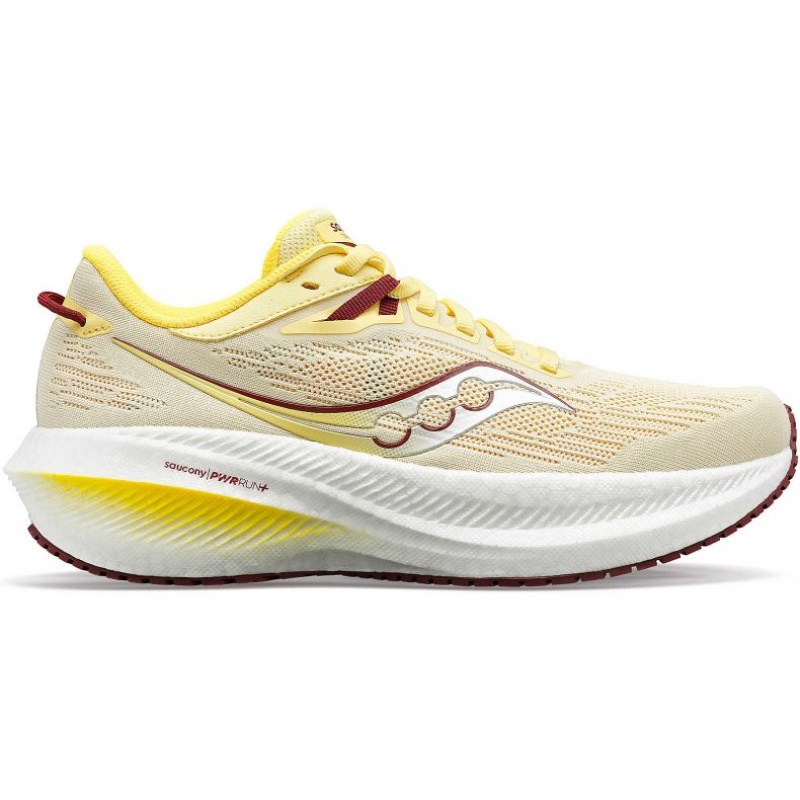 Yellow Women\'s Saucony Triumph 21 Running Shoes | AUSTRALIA-ALOVH