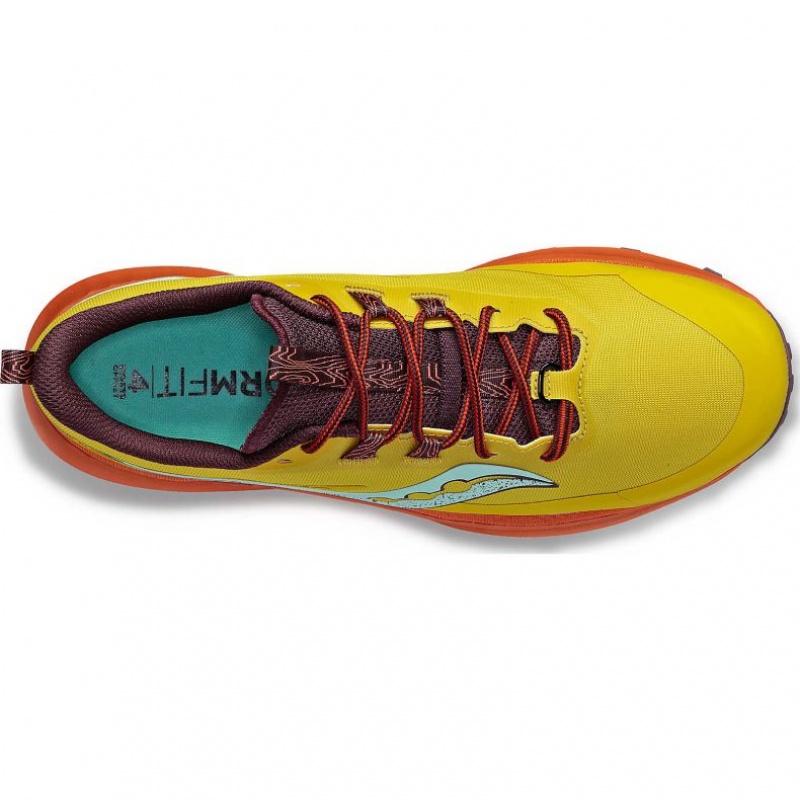 Yellow / Orange Men's Saucony Peregrine 13 Trail Running Shoes | AUSTRALIA-VDUGL